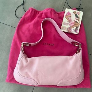 Vintage Escada Eluda Hobo Handbag in Pink